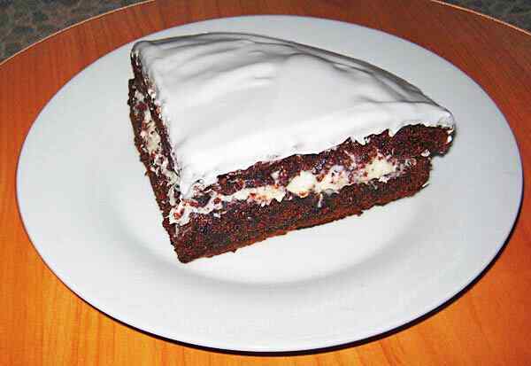 Шоколадный торт на кипятке в мультиварке