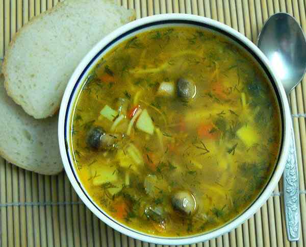 Суп овощной в мультиварке