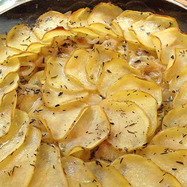Рецепт картофельной запеканки с луком