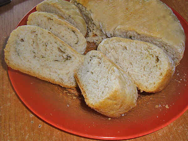 Хлеб с чесноком