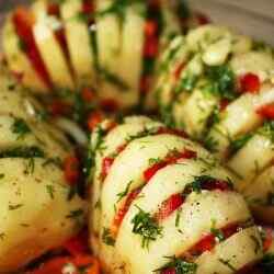 Рецепт картошки гармошки в духовке
