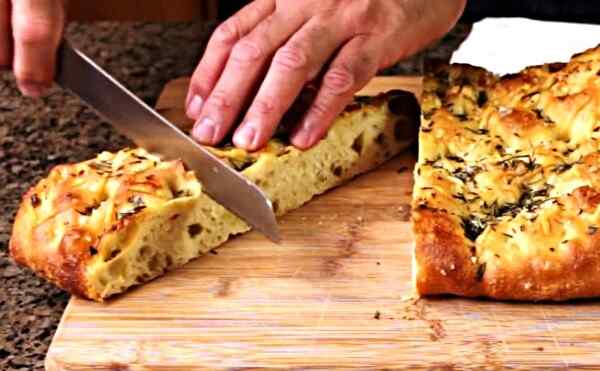 Рецепт итальянского хлеба фокачча
