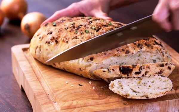 Хлеб с жареным луком рецепт