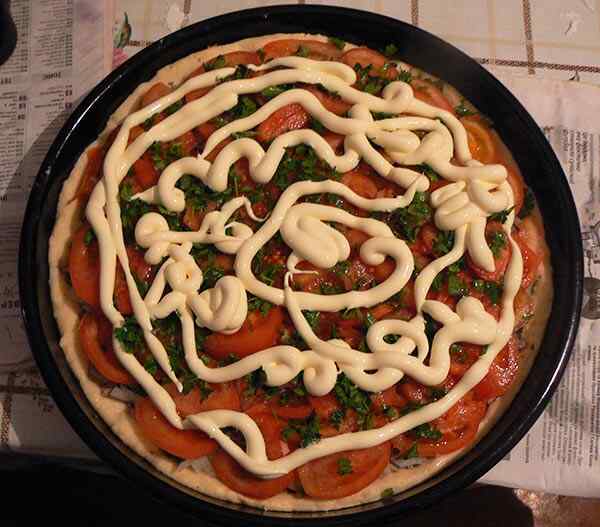 Для пиццы лучше всего домашний майонез