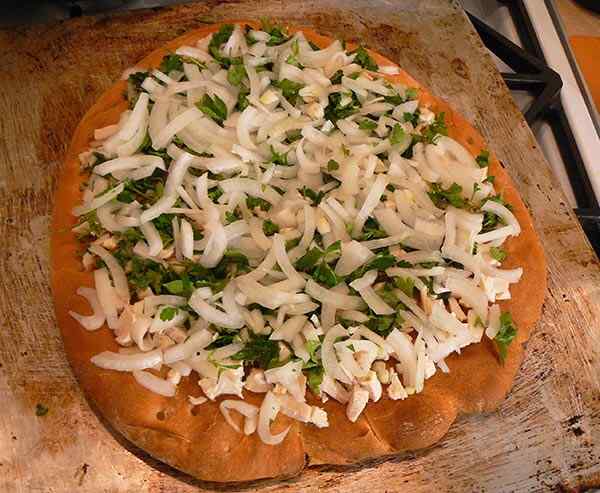 Рецепт пиццы на готовом корже