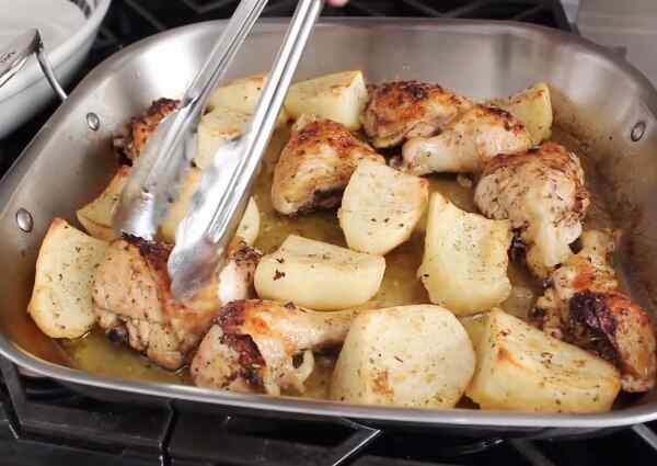 Жаркое из филе курицы с картошкой рецепт
