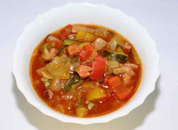 Рецепт вкусного овощного супа без мяса