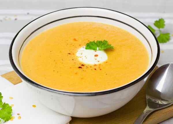 Морковно имбирный крем суп