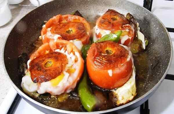 Рецепт фаршированных томатов с сыром