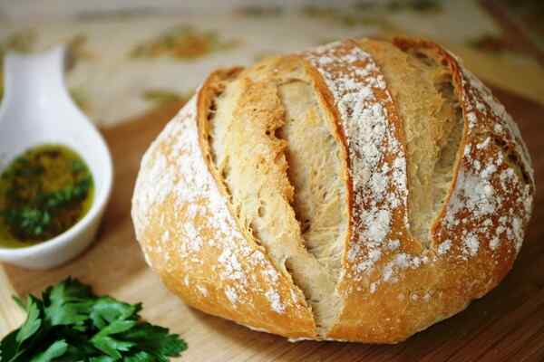 Быстрый домашний хлеб в духовке