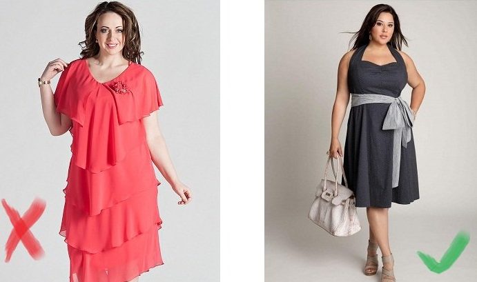 Как выбрать платье, чтобы скрыть лишние килограммы?