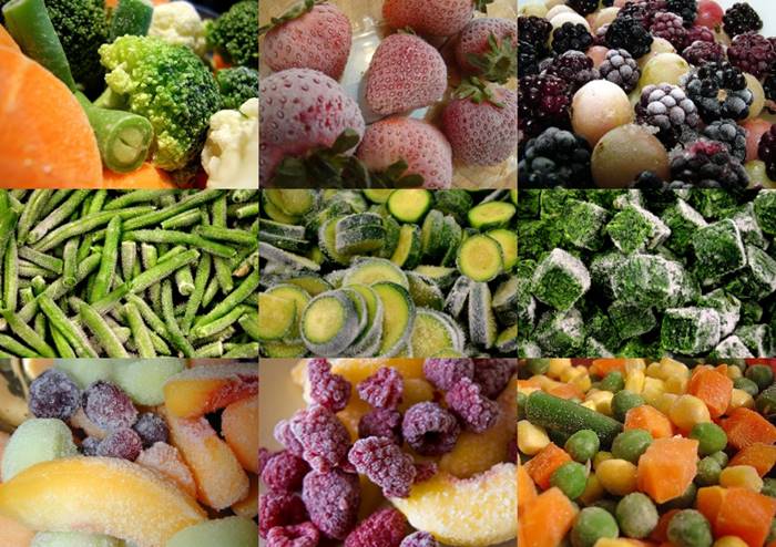 Замороженные фрукты, овощи, ягоды и грибы недорого